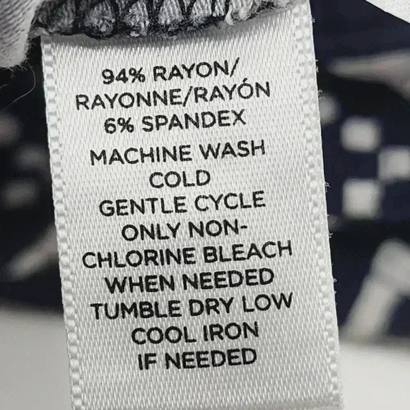 Loft Rayon stretched pattern midi pencil slip skirt MP - Picture 6 of 8